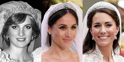 How Meghan Markles Wedding Tiara Compares To Princess Dianas And Kate
