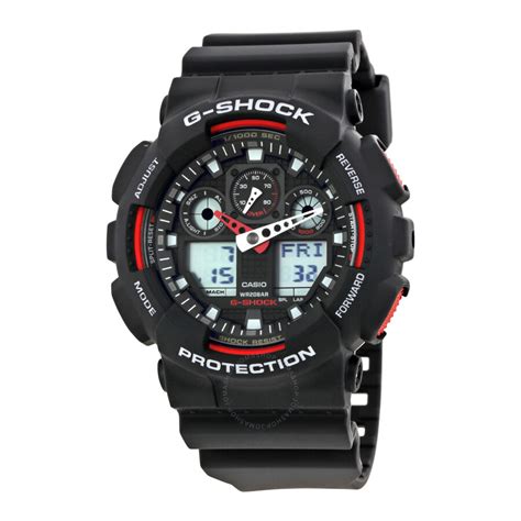At a glance specifications support. Casio G-Shock Black Resin Strap Men's Watch GA100-1A4 ...