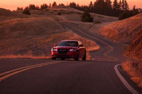 Wallpaper Sunset Vehicle 2015 Chrysler Driving Netcarshow