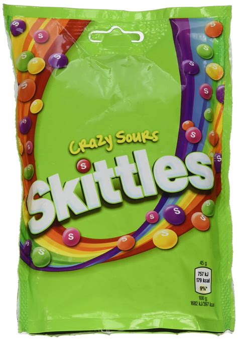 Buy Original Skittles Crazy Sours Pouch Great Value Imported From The