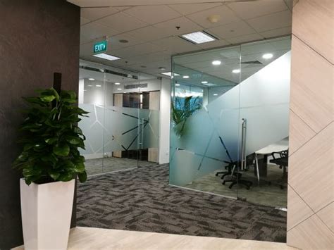Office Renovation Contractor Office Interior Designers Frosted Glass