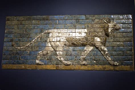 Panel Striding Lion 604562 Bc Neo Babylonian Period Flickr