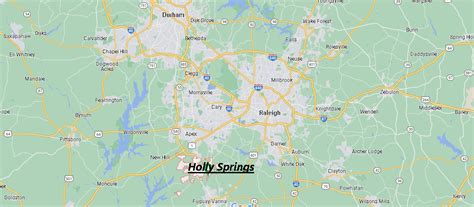 Where Is Holly Springs North Carolina What County Is Holly Springs In Where Is Map