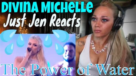 Davina Michelle The Power Of Water Eurovision Reaction Just Jen Reacts Divina Michelle