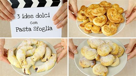 Oggi propongo cinque ricette dolci da preparare con la pasta sfoglia già pronta che si trova al banco frigo del supermercato. 3 IDEE PER DOLCI FACILI CON PASTA SFOGLIA | Fatto in casa ...
