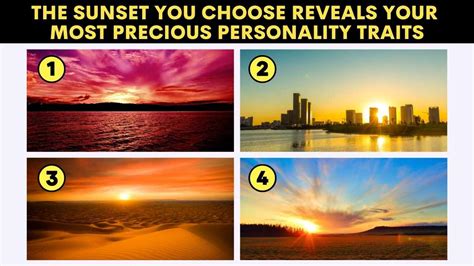 Personality Test The Sunset You Choose Reveals Your Most Valuable