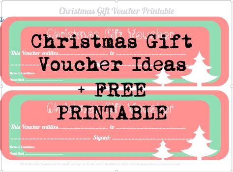 Check spelling or type a new query. Free Printable Christmas Gift Vouchers | The Mummy Toolbox
