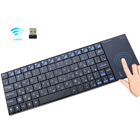 Rii Mini I12 Ultra Slim Qwerty 24g Wireless Keyboard With Touchpad