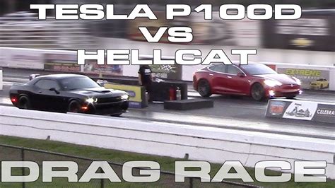 Other ice cars that get 4.4 seconds 0 to 60 get 12.8 to 12.9 second 1/4 mile runs. Tesla Model S P100D vs Dodge Challenger Hellcat on Drag ...