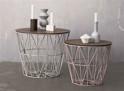 Shop for round wire baskets storage online at target. Wire Basket Table — FURNISHINGS -- Better Living Through ...