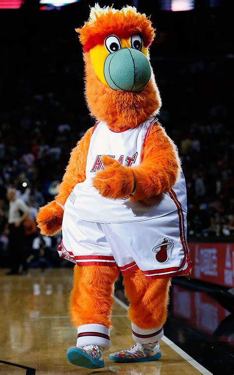 Burnie Miami Heat Mascot Miami Heat Nba