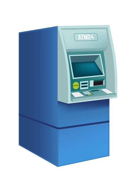 Atm Automated Teller Machine Bank Cashpoints 33333562 Vector Art At