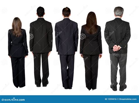 Business Team Back Facing Royalty Free Stock Image Image 1359416