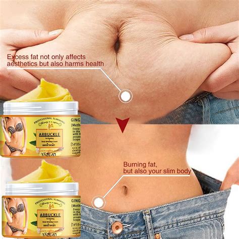 Ginger Fat Burning Cream Massage Body Toning Slimming Gel Loss Weight