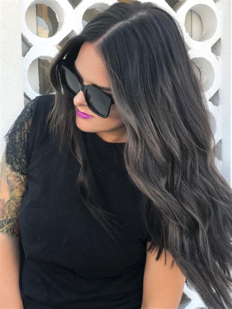 See more ideas about two toned hair, hair, hair styles. Cool-Toned Balayage Gives Dark Hair Low-Maintenance ...