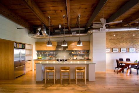 Modern Rustic Loft Contemporary Kitchen Minneapolis By