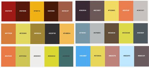 5 Naruto Colors Palette With Hex Codes