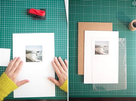 This diy photo mat is going in my craft room, but with some more sophisticated papers it could be a wonderful gift for mom for mother's day! DIY Make Your Own Picture Frame
