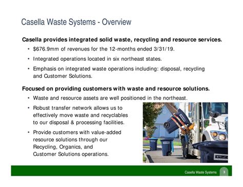 Casella Waste Systems (CWST) Presents At UBS Global Industrials and