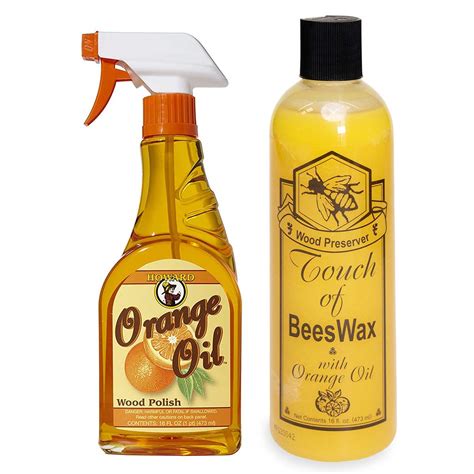 Buy Howard Orange Oil Wood Cleaner Plus Touch Of Beeswax Wood Preserver