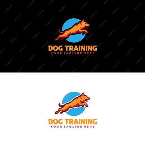 Premium Vector Dog Training Logo Design
