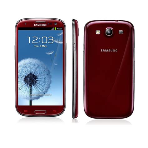 Samsung Galaxy S Iii Unlocked Smartphone Red Samsung Galaxy S3