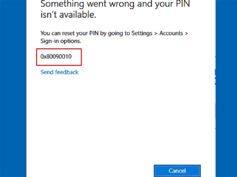 How To Fix Hello Pin Error 0x80090011 In Windows 10 Or 11