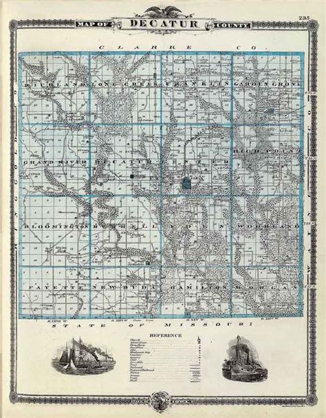 Maps Decatur County Iagenweb