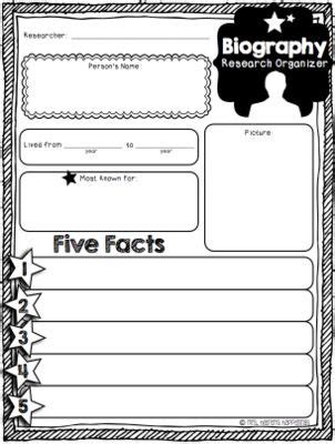 This is what makes one biography substantially different from other biographies. http://www.teacherspayteachers.com/Product/Mini-Biography ...