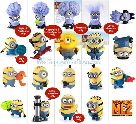 Despicable Me 2 Mcdonalds 2013 Happy Meal Minion Toy Tim Giggling