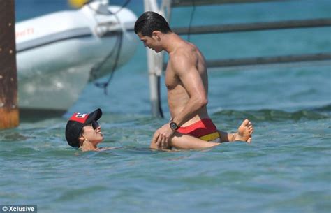 Cristiano Ronaldo And Irina Shayk Show Off Their Incredible Beach Bodies As They Frolic In The