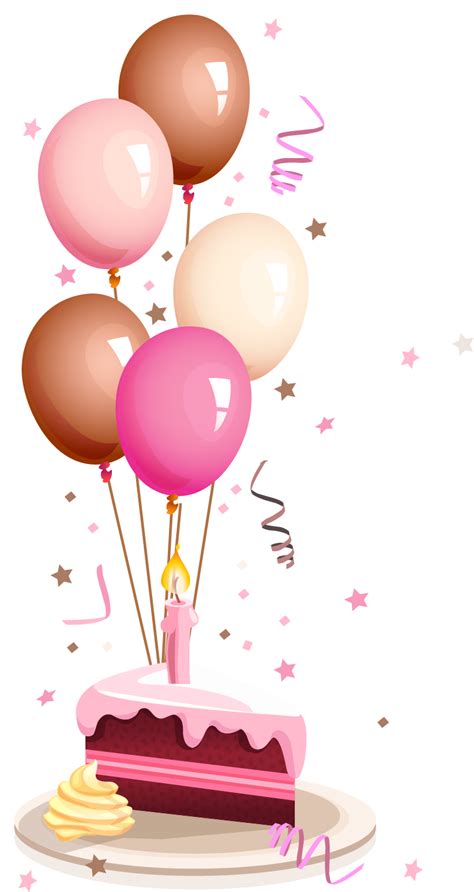 Graphic Royalty Free Download Baloon Vector Cake Balloon Card Happy