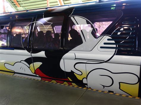 Video Mickey Mouse Monorail Wrap Appears At Disneyland