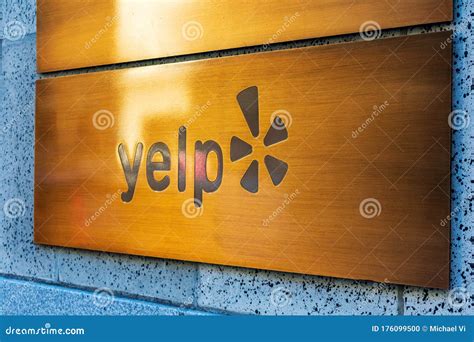 Yelp Sign And Logo At Headquarters Editorial Image Image Of Office