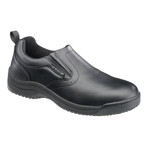 Fsi Work Safety Shoes Mens Slip On Slip Resistant Cushioned Work