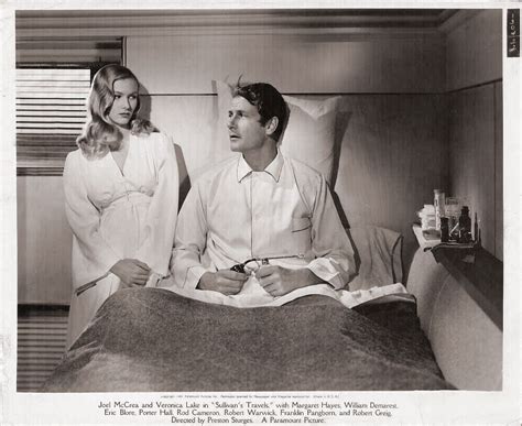 Veronica Lake And Joel Mccrea In Sullivans Travel 1941 Directed By Preston Sturges
