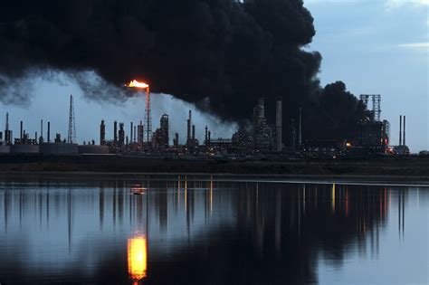 Venezuela Refinery A Column Of Smoke Rises As Fuel Storag Flickr