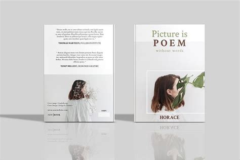 Poetry Book Cover Template All Designs All Free Mockups To Get More