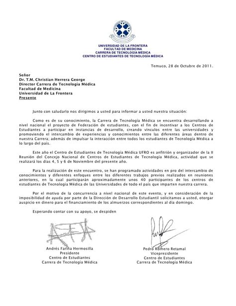 Carta Formal Al Director