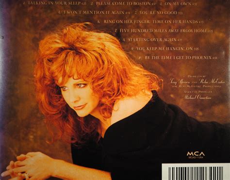 Reba Mcentire Starting Over