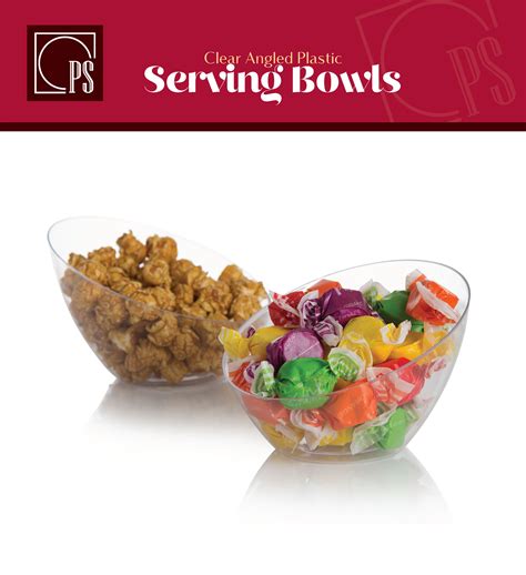 Clear Small Candy Bowl For Weddings Buffet Offices Disposable Hard