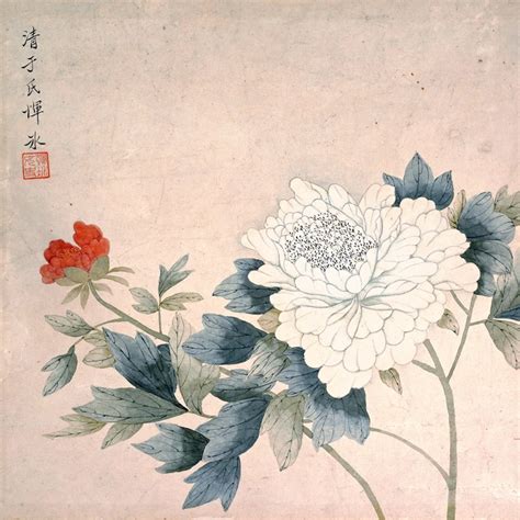 Traditional Chinese Painting Flowers Picture Painting Vintage Posters