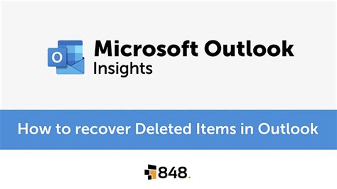 How To Recover Deleted Items In Outlook