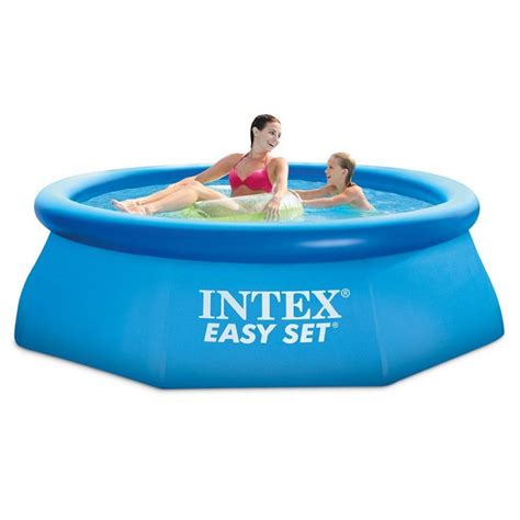Intex Easy Set Pool Inflatableblow Up And Affordable Pool Review 2020