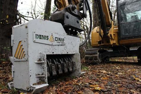 Denis Cimaf Forestry Mulcher Excavator Attachments