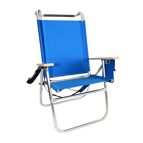 Copa Big Tycoon Aluminum 4 Position Extra High Beach Chair With Canopy