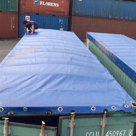 20ft 40ft Heavy Duty Pvc Coated Fabric Cover Open Top Container