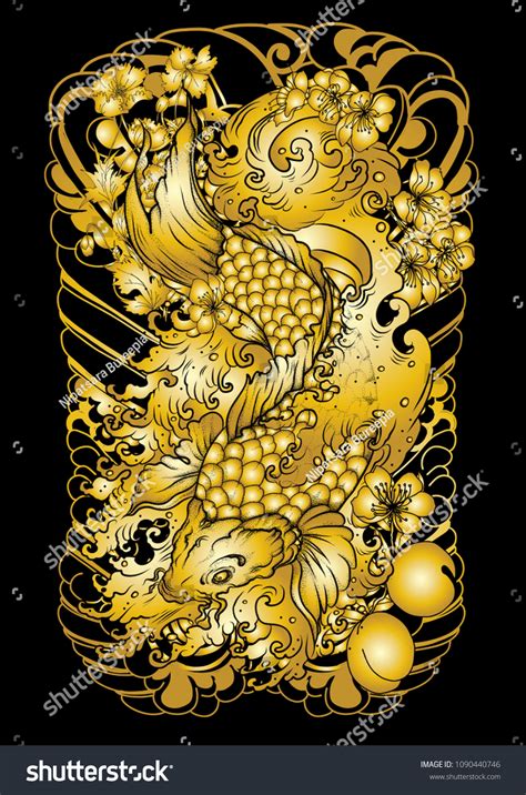 Gold Wallpaper Koi Fish For Free Myweb