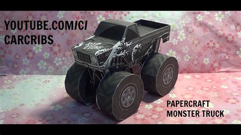 Monster Truck Paper Toy Paperkraft Net Free Papercraft Paper Model My