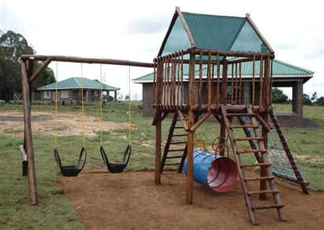 Jungle Gym Backyard For Kids Tree House